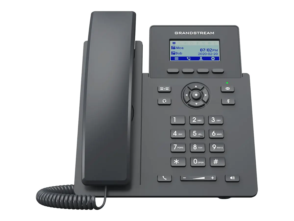 Grandstream GRP Series GRP2601 - VoIP-Telefon - fünfwegig Anruffunktion - SIP, RTCP, RTP, SRTP, RTCP-XR - 2 Leitungen