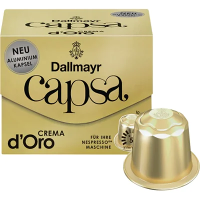 Dallmayr Kaffeekapsel capsa Crema d'Oro 112000000 10 St./Pack. Dallmayr Kaffeekapsel capsa Crema d'Oro 112000000 10 St./Pack.