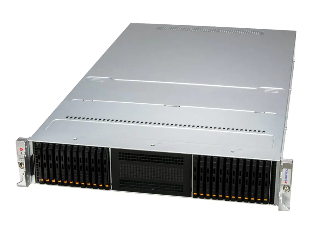 Supermicro Storage SuperServer 221E-NE324R - Server - Rack-Montage - 2U - zweiweg - keine CPU