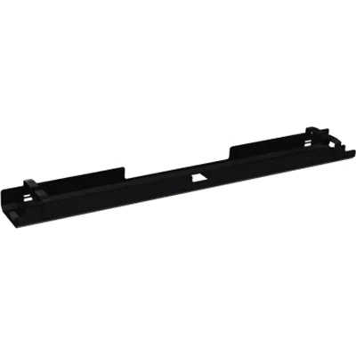 Kabelkanal horizontal beidseitig abklappbar für Tische B1800mm sw Kabelkanal horizontal beidseitig abklappbar für Tische B1800mm sw