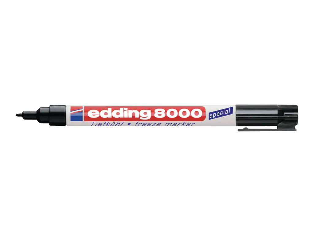 EDDING 8000 freeze - Marker - permanent - Schwarz 4-8000-1-4001