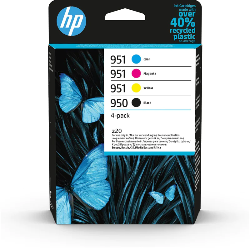 HP 950/951 - 4er-Pack - Schwarz, Gelb, Cyan, Magenta - original - Tintenpatrone - für Officejet Pro 251dw, 276dw, 8100, 8600, 8610, 8620, 8630 HP 950/951 - 4er-Pack - Schwarz, Gelb, Cyan, Magenta - original - Tintenpatrone - für Officejet Pro 251dw, 276dw, 8100, 8600, 8610, 8620, 8630