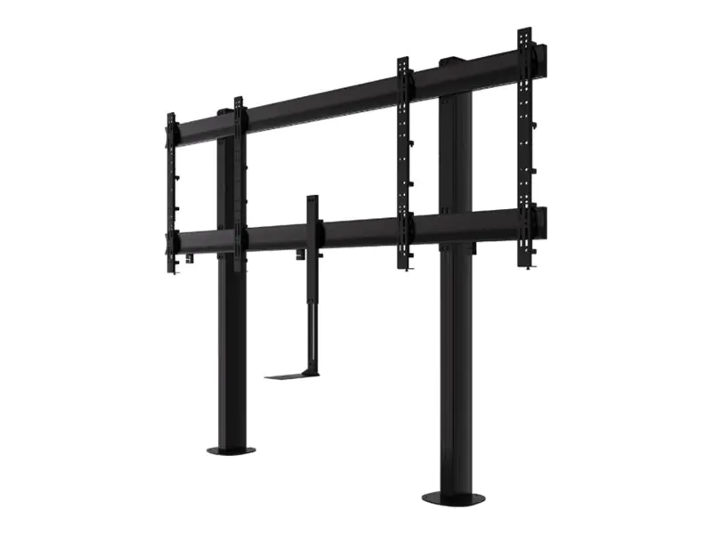 B-TECH BT8537 - Aufstellung - für 2 Flachbildschirme / Videokonferenzsystem - XL twin