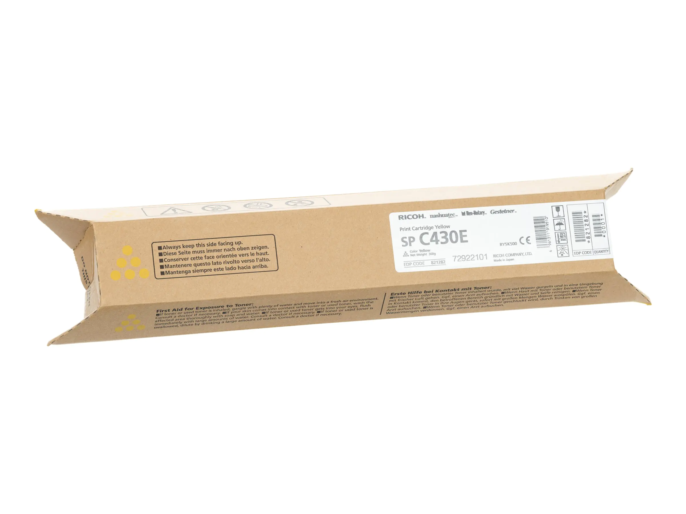Ricoh Gelb - original - Tonerpatrone - für 821282