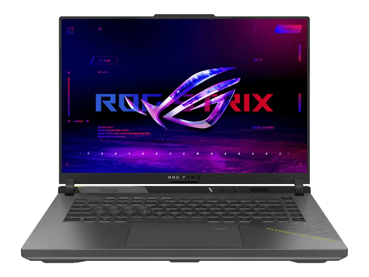 ASUS ROG Strix G16 G614PP-RV030W - AMD Ryzen 9 8940HX / 2.4 GHz - Win 11 Home - GeForce RTX 5070 - 32 GB RAM - 1 TB SSD NVMe - 40.6 cm (16") 90NR0L67-M00180