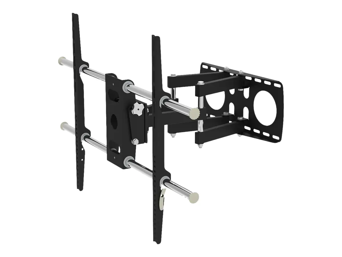 Techly Klammer - Voll beweglich - für LCD TV - kaltgewalzter Stahl - Schwarz - Bildschirmgröße: 127-254 cm (50"-100") ICA-PLB-180L