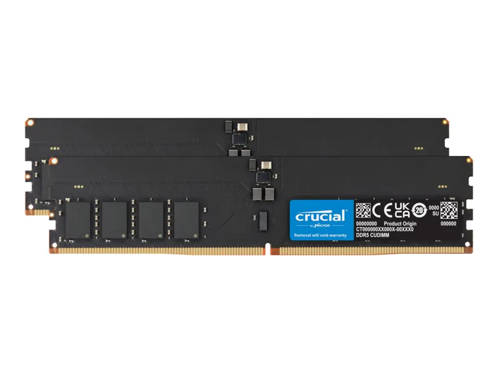 Micron Crucial - DDR5 - Kit - 32 GB: 2 x 16 GB - DIMM 288-PIN