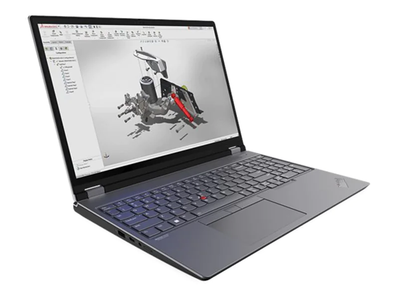Lenovo ThinkPad P16 Gen 2 21FA - Intel Core i9 13980HX / 2.2 GHz - Win 11 Pro - Arc A30M - 64 GB RAM - 2 TB SSD TCG Opal Encryption 2, NVMe, Performance - 40.6 cm (16") IPS 1920 x 1200 - Wi-Fi 6E - Storm Gray (Oberseite), Villi Black (Unterseite) - k