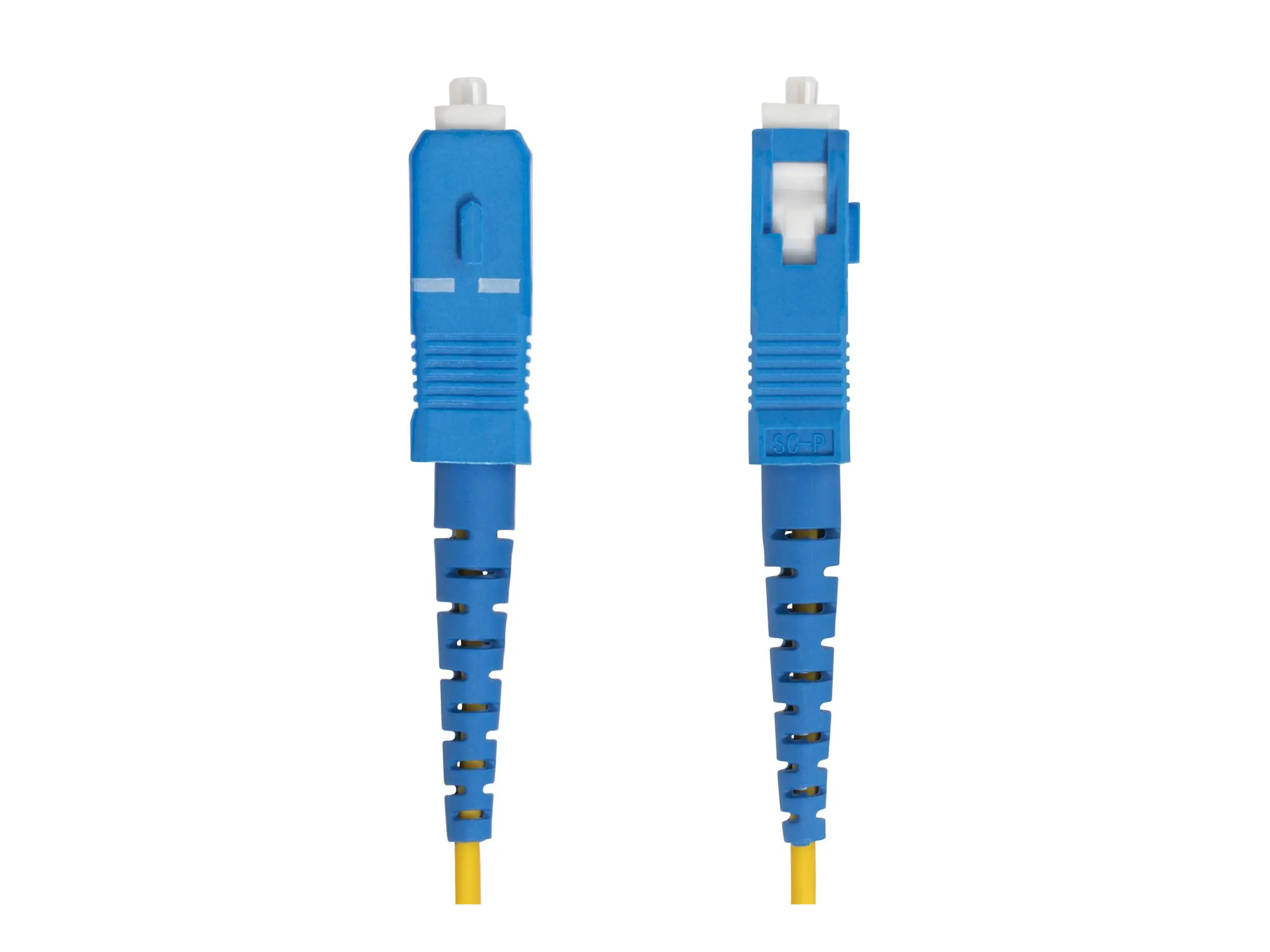 StarTech.com 15m (49.2ft) LC to SC (UPC) OS2 Single Mode Simplex Fiber Optic Cable, 9/125µm, La