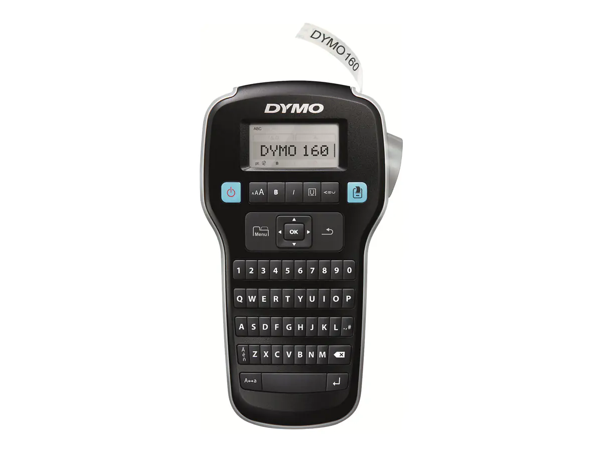 DYMO LabelMANAGER 160 - Beschriftungsgerät - Thermotransfer - Cutter - Schwarz