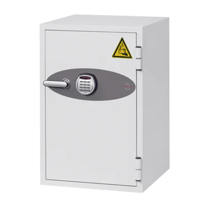 Phoenix Tresor Battery Fighter 38 x 67 x 33 cm (B x H x T) Stahl weiß
