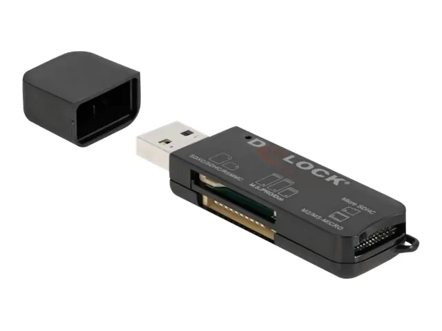 Delock - Kartenleser (MS PRO, SD, MS Duo, MS PRO Duo, miniSD, RS-MMC, microSD, SDHC, miniSDHC, MS Micro, microSDHC, MS PRO-HG Duo, SDXC, microSDXC, miniSDXC, MS PRO-HG) - USB 3.2 Gen 1