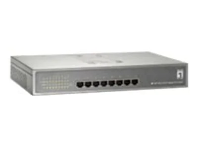 LevelOne GEP-0821 - Switch - 8 x 10/100/1000 (PoE) - Desktop - PoE