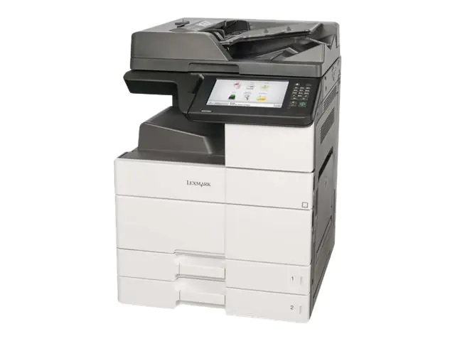 Lexmark MX910de - Multifunktionsdrucker - s/w - Laser - 297 x 432 mm (Original) - A3/Ledger (Medien) - bis zu 45 Seiten/Min. (Kopieren) - bis zu 45 Seiten/Min. (Drucken) - 1150 Blatt - 33.6 Kbps - USB 2.0, Gigabit LAN, USB-Host