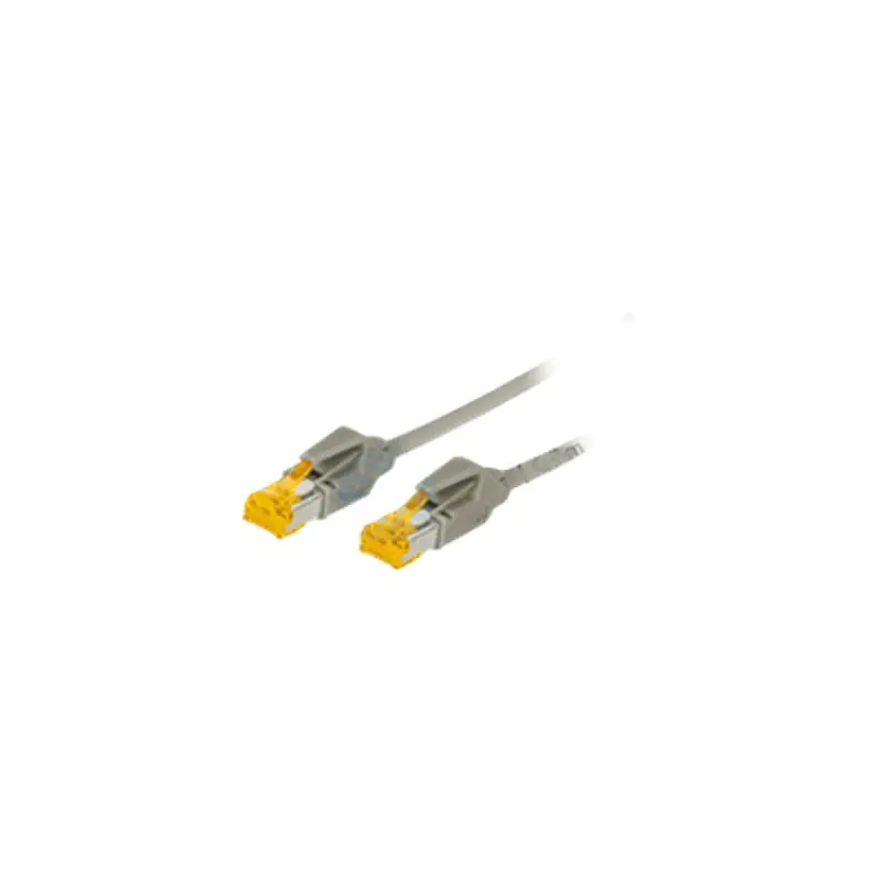 exertis Connect - Patch-Kabel - RJ-45 (M) zu RJ-45 (M) - 20 m - SFTP - CAT 6a - halogenfrei - Grau