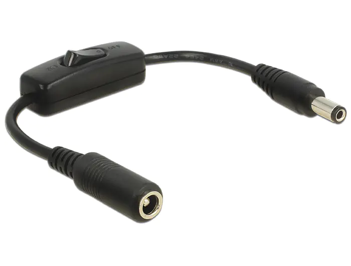 Delock Stromkabel - Gleichstromstecker 5,5 x 2,5 mm (M) 65497