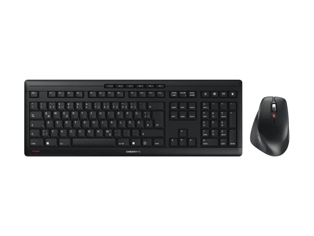 Cherry STREAM DESKTOP COMFORT - Tastatur-und-Maus-Set Cherry STREAM DESKTOP COMFORT - Tastatur-und-Maus-Set
