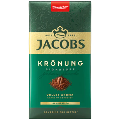 JACOBS Kaffee Krönung Signature gemahlen 500 g/Pack. JACOBS Kaffee Krönung Signature gemahlen 500 g/Pack.