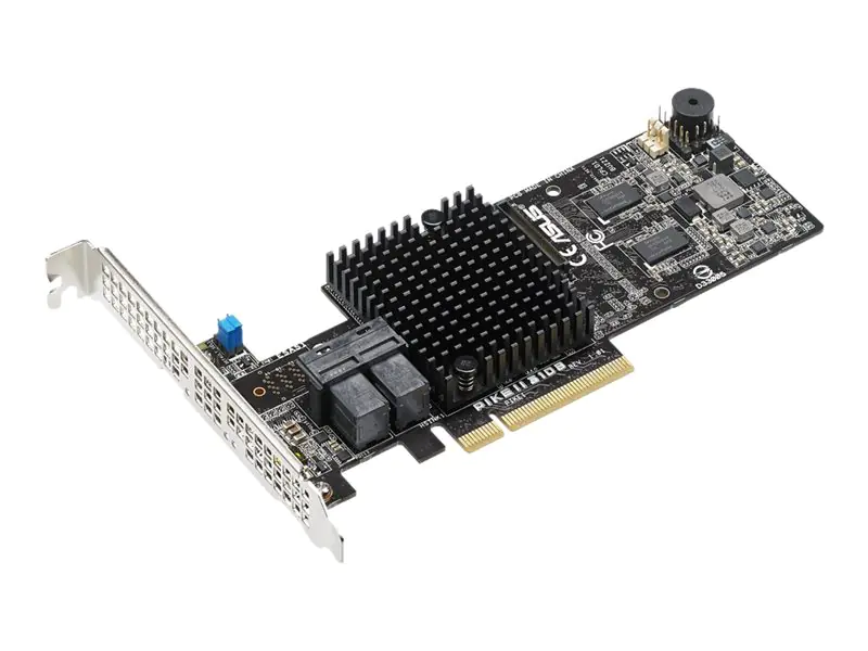 ASUS PIKE II 3108-8i/16PD - Speichercontroller (RAID) - 8 Sender/Kanal - SATA 6Gb/s / SAS 12Gb/s - Low-Profile - RAID 0, 1, 5, 6, 10, 50, 60 - PCIe 3.0 x8