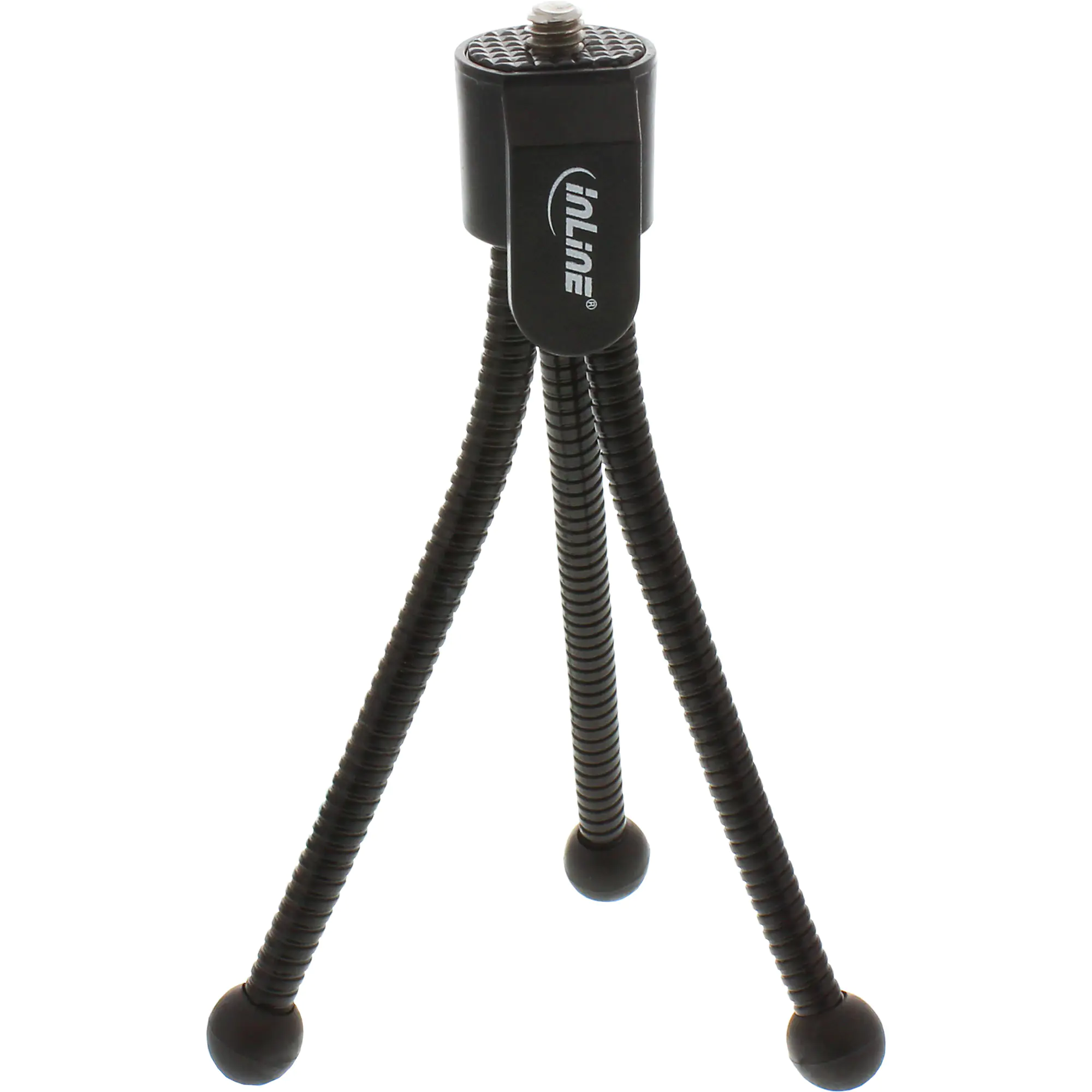 InLine Mini-Stativ für Digitalkameras - 12,5cm Höhe - schwarz 48006
