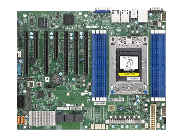 SUPERMICRO H12SSL-C - Motherboard - ATX - Socket SP3 - USB 3.0 - 2 x Gigabit LAN - Onboard-Grafik