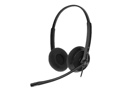 Yealink YHS34 Lite Dual - Headset - On-Ear - kabelgebunden - Quick Disconnect - Schwarz Yealink YHS34 Lite Dual - Headset - On-Ear - kabelgebunden - Quick Disconnect - Schwarz