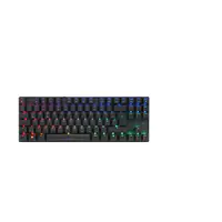CHERRY MX 8.2 TKL - Tastatur - Hintergrundbeleuchtung - kabellos - 2.4 GHz, Bluetooth 5.2 - QWERTZ - Deutsch - Tastenschalter: CHERRY MX Brown - Schwarz