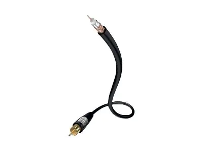 in-akustik Star - Videokabel - RCA männlich zu RCA männlich - 1.5 m - Doppelisolierung - Schwarz