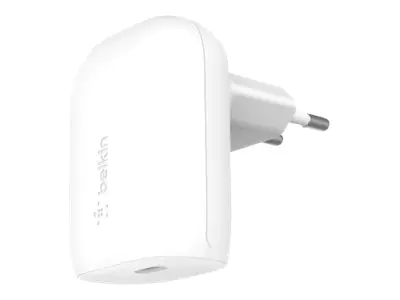 Belkin BoostCharge - Netzteil - PPS Technology - 30 Watt - 3 A - Fast Charge, PD 3.0 (24 pin USB-C) - weiß