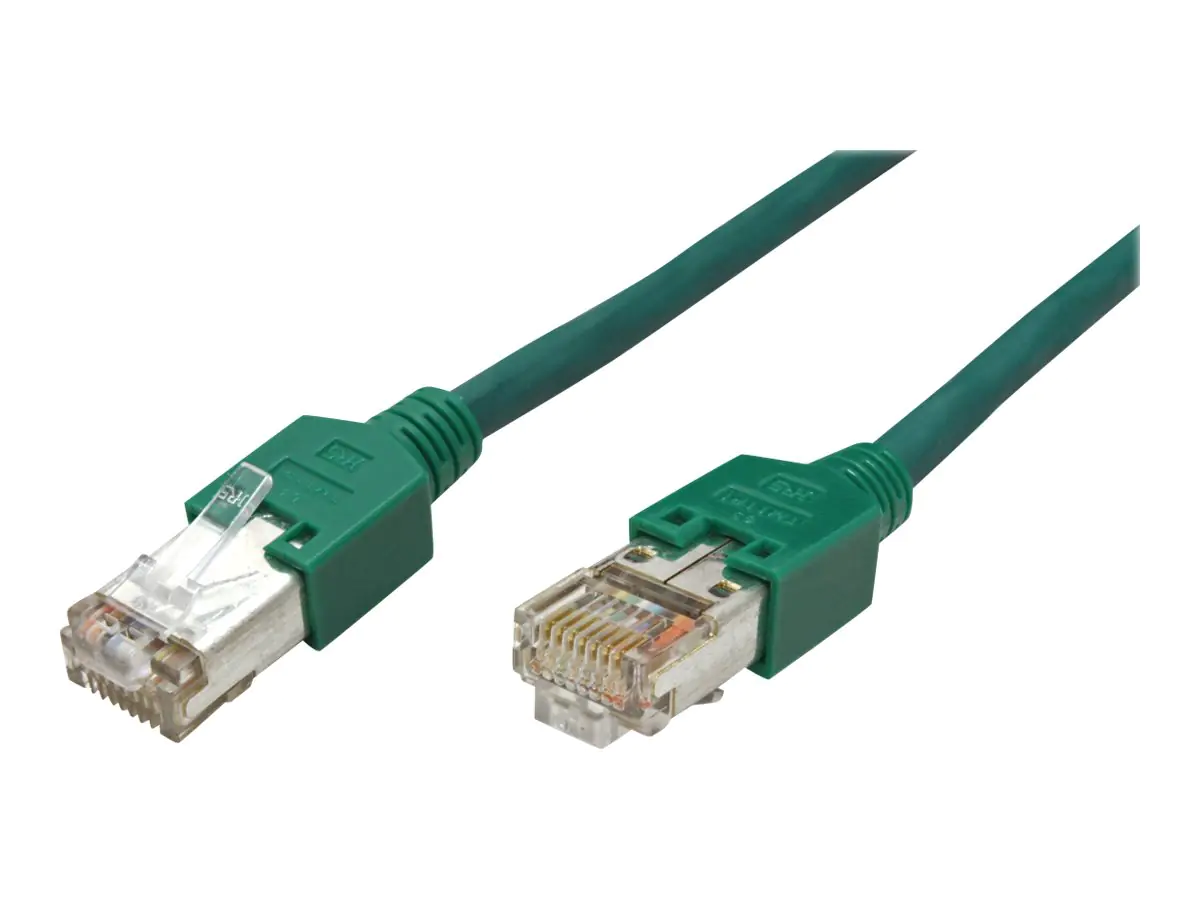 Dätwyler Patch-Kabel RJ-45 (M) RJ-45 (M) 21057053 SFTP-Kabel CAT 5e 5 m Grün