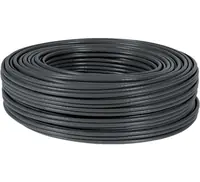 exertis Connect Outdoor Installationskabel Cat.6A F/UTP AWG 23/1 schwarz 100m