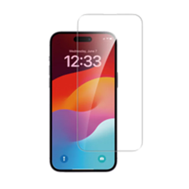 4smarts Second Glass - Bildschirmschutz für Handy - mit Montagerahmen - 2.5D - durchsichtig - für Apple iPhone 15