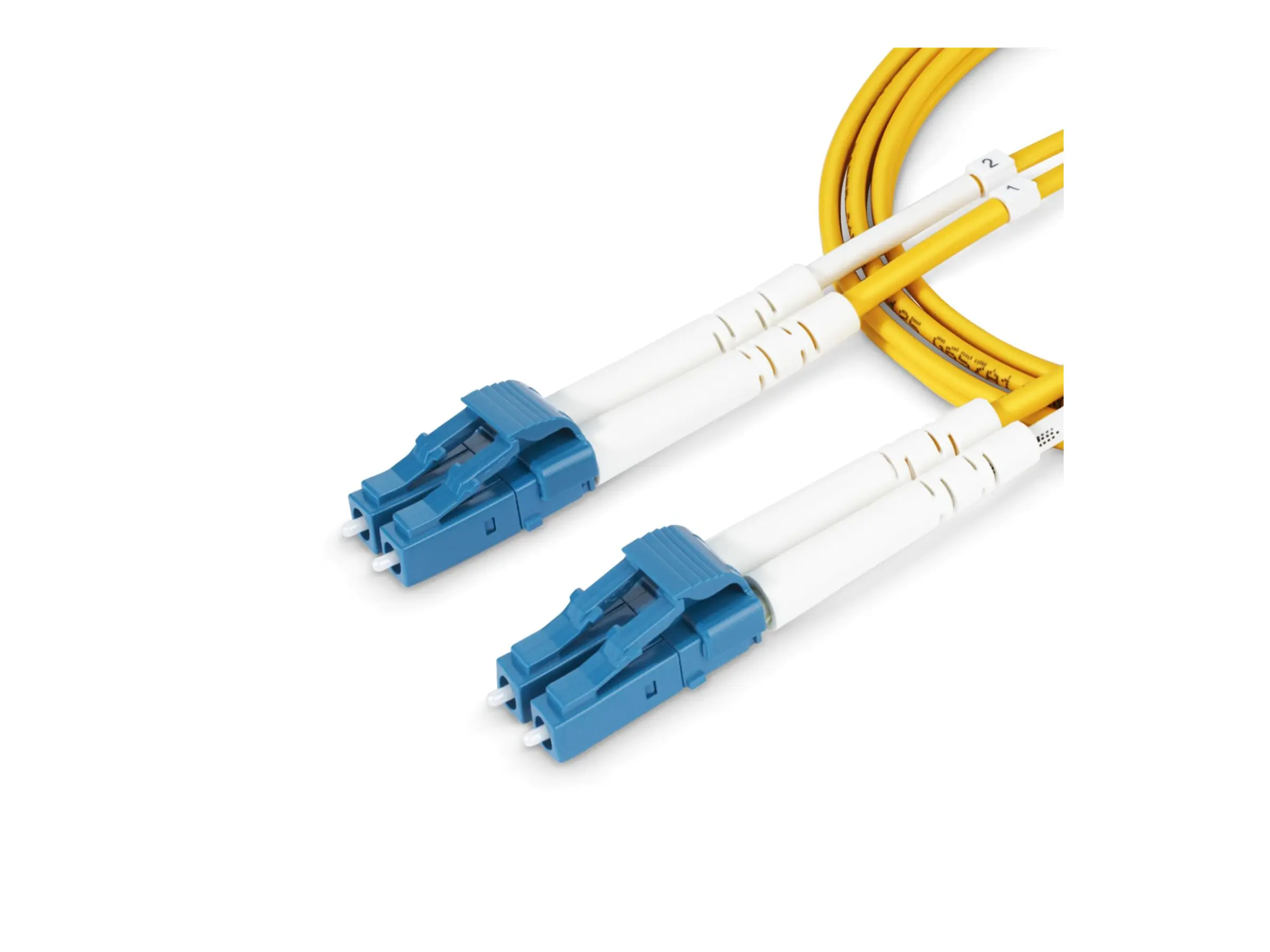StarTech.com 1m (3.3ft) LC to LC (UPC) OS2 Single Mode Duplex Fiber Optic Cable, 9/125µm, Laser Opt StarTech.com 1m (3.3ft) LC to LC (UPC) OS2 Single Mode Duplex Fiber Optic Cable, 9/125µm, Laser Opt