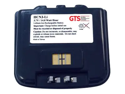 Global Technology Systems HCN3-LI - Handheld-Akku (gleichwertig mit: Intermec 318-016-002) - Lithium-Ionen - 4000 mAh - 14.8 Wh (Packung mit 10) HCN3-LI-10