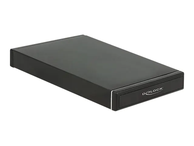 Delock 2.5" External Enclosure SATA HDD / SSD > USB 3.0 - Speichergehäuse - 2.5" (6.4 cm) - SATA 6Gb/s - 600 MBps - USB 3.0 - Schwarz - für P/N: 47213