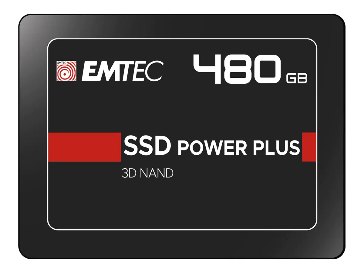 EMTEC X150 Power Plus 3D NAND - 480 GB SSD - intern - 2.5" (6.4 cm) - SATA 6Gb/s