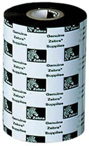 Zebra 5555 Wax/Resin - Schwarz - 110 mm x 30 m - Farbband - für Zebra PT400, PT403 Zebra 5555 Wax/Resin - Schwarz - 110 mm x 30 m - Farbband - für Zebra PT400, PT403