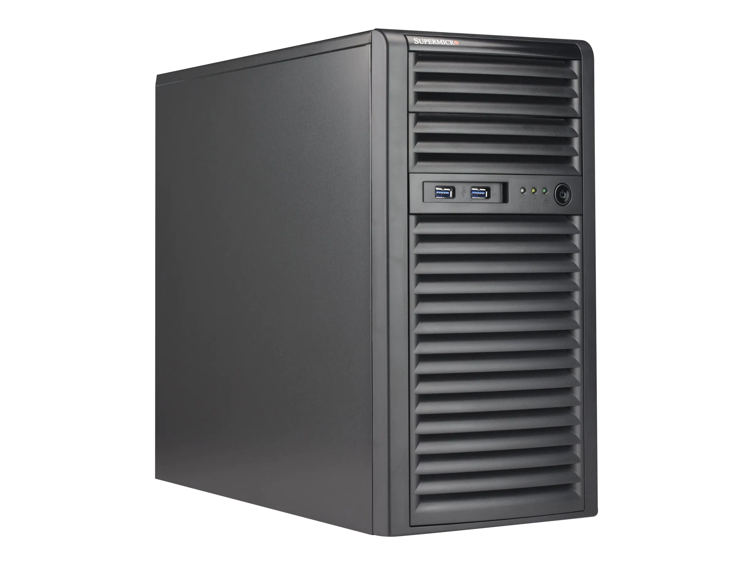 Supermicro SC731 i-404B - Tower - micro ATX 400 Watt - Schwarz - USB