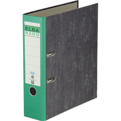 ELBA Ordner ELBArado 100022601 DIN A4 80mm Pappe grün ELBA Ordner ELBArado 100022601 DIN A4 80mm Pappe grün