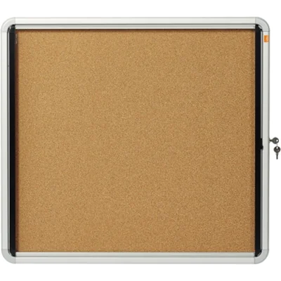 Nobo Schaukasten 1902562 Innen 6xA4 Korkrückwand br