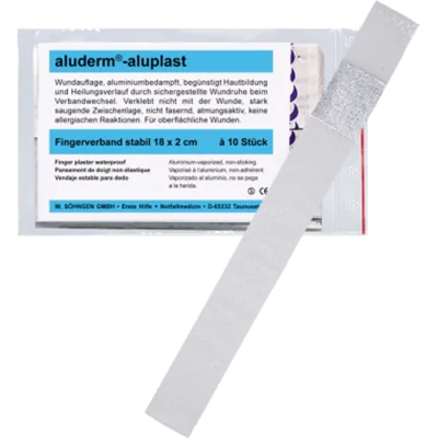 aluderm Fingerverband 1009161 18x2cm 10 St./Pack. aluderm Fingerverband 1009161 18x2cm 10 St./Pack.