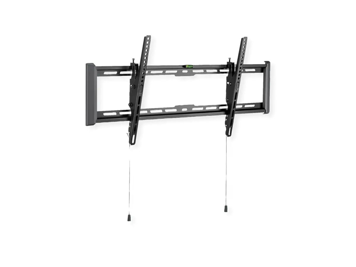 VALUE Befestigungskit (Wandmontage) - neigbar - für LCD TV - 47 mm Wandabstand, < 75 kg, VESA 800 x 400 - Metall - Schwarz - Bildschirmgröße: 109-229 cm (43"-90") 17.99.1223