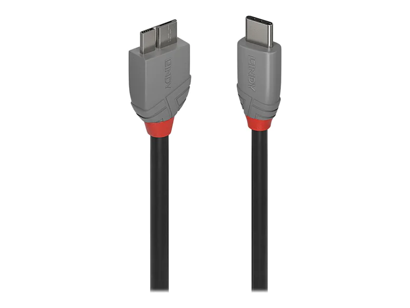 Lindy USB 3.2 Typ C an Micro-B Kabel Anthra Line - Kabel - Digital/Daten 36622