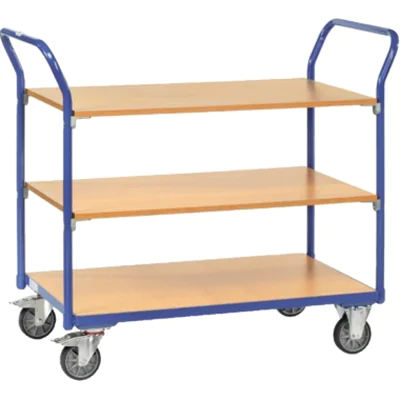 Fetra Tischwagen 1802 Ladefläche 1.000x600mm blau Fetra Tischwagen 1802 Ladefläche 1.000x600mm blau