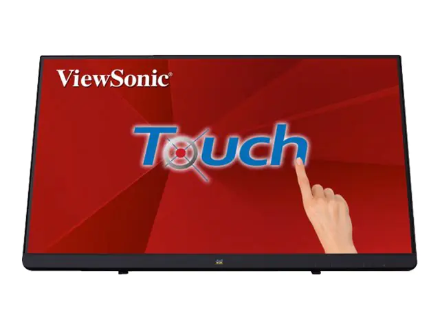 ViewSonic TD2230 - LED-Monitor - 55.9 cm (22") (21.5" sichtbar) - Touchscreen - 1920 x 1080 Full HD (1080p) - ADS-IPS - 250 cd/m² - 1000:1 - 5 ms - HDMI, VGA, DisplayPort - Lautsprecher