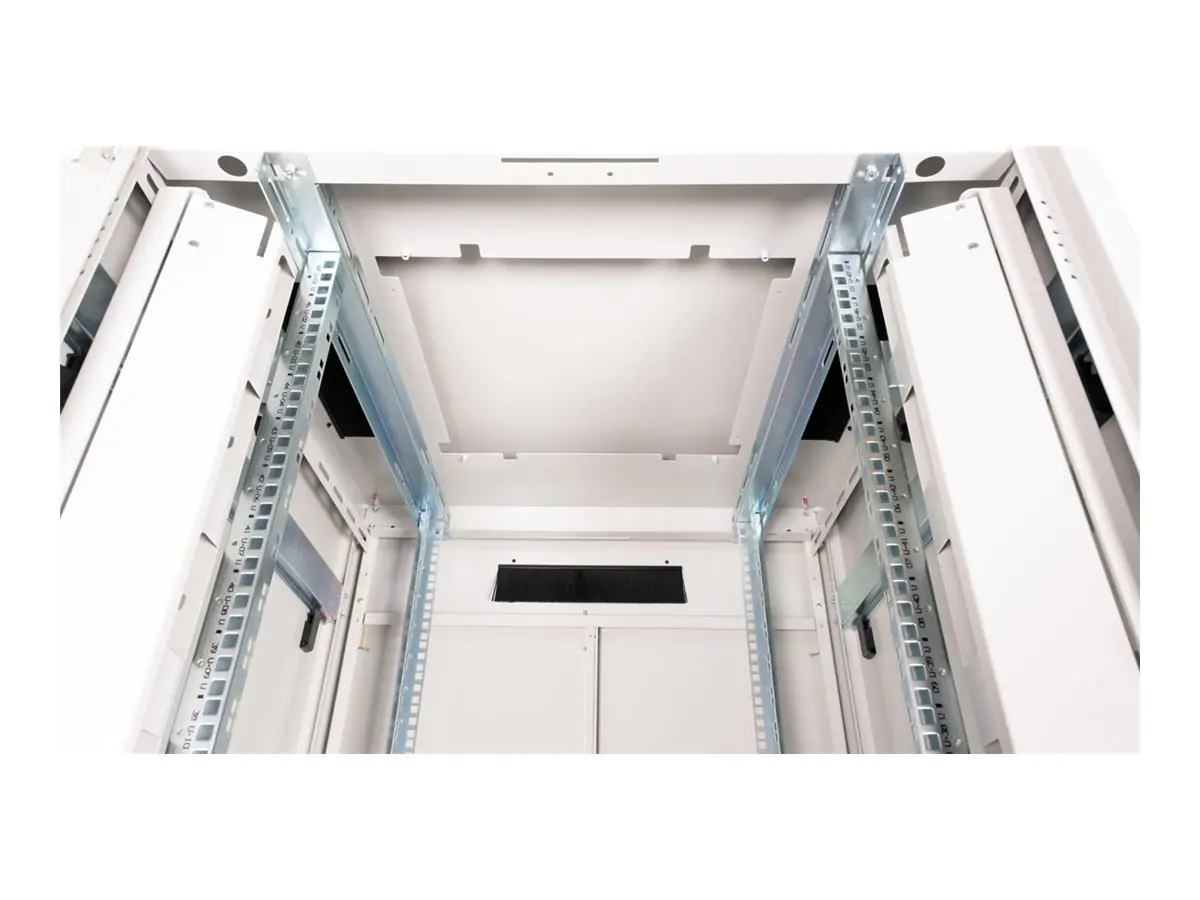 ROLINE 19 Zoll Netzwerkschrank Pro 47 HE 800x800 BxT Glastür grau