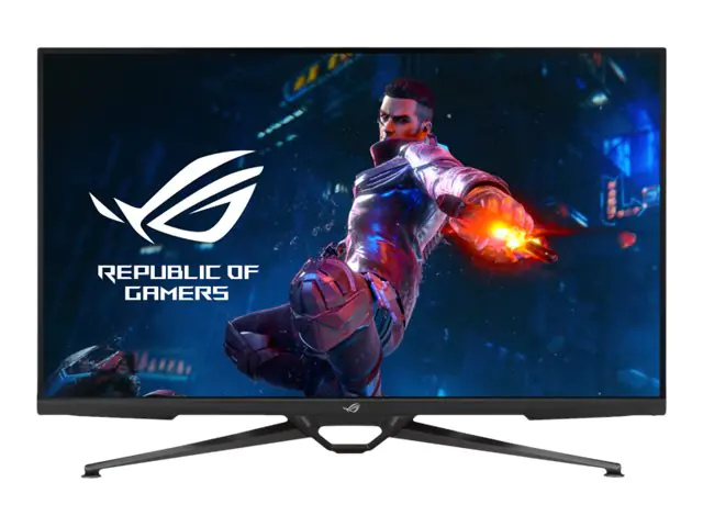 ASUS ROG Swift PG38UQ - LED-Monitor - Gaming - 96.5 cm (38") - 3840 x 2160 4K @ 144 Hz - Fast IPS - 350 cd/m² - 1000:1 - DisplayHDR 600 - 1 ms - 2xHDMI, DisplayPort - Lautsprecher