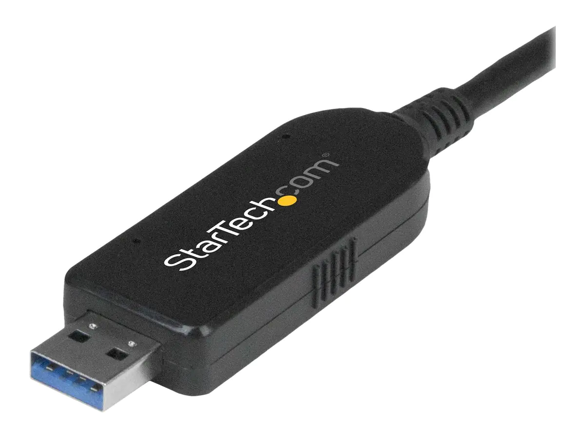StarTech USB 3.0 Data Transfer Cable for Windows & Mac - 2m (6ft) - Linkkabel - USB 3.0 - USB 3.0 - Schwarz