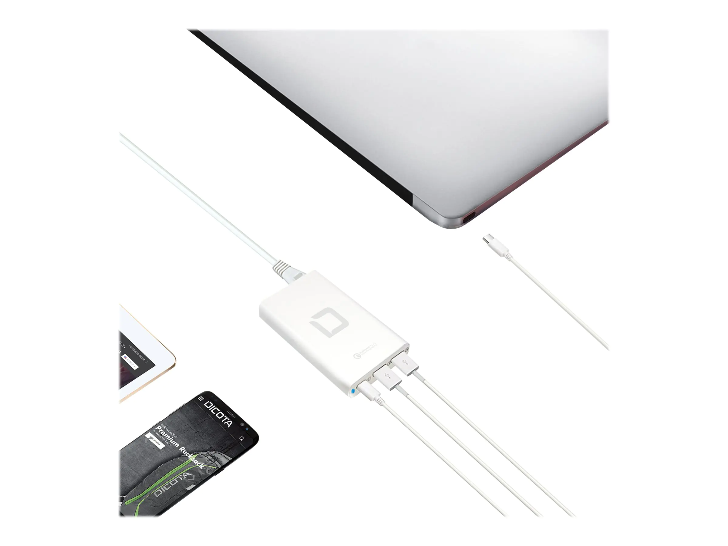 Dicota Universal Notebook Charger USB-C - Netzteil D31720