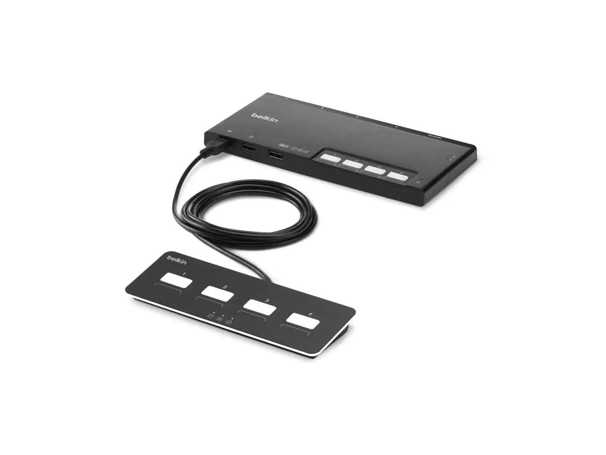 Belkin Modular Secure Single Head - KVM-Switch F1DN104MOD-BA-4